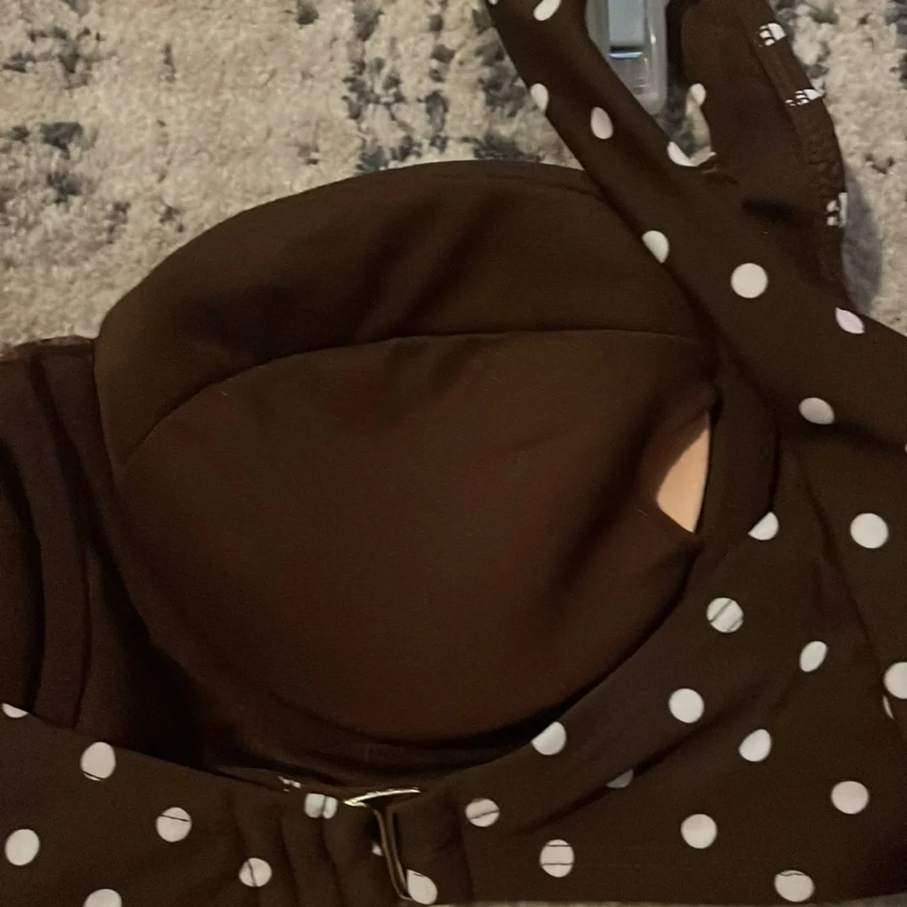 NWT Brown Padded Bikini Top - Picture 4 of 4